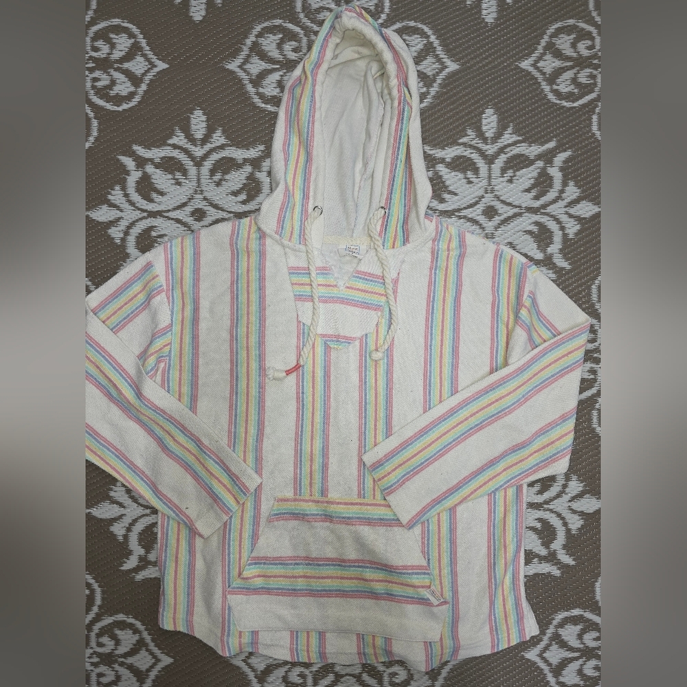 Bloom Multicolor Striped Hoodie